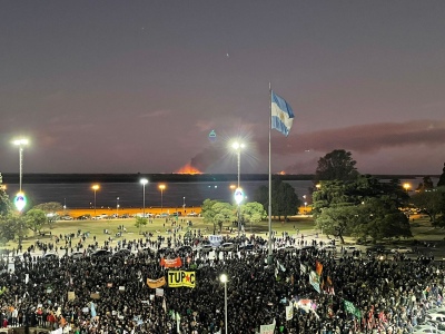 Protestas en Rosario por el humo tóxico
