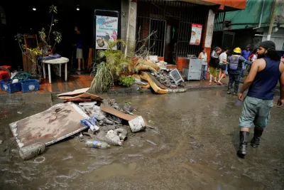 Fuertes inundaciones en Venezuela