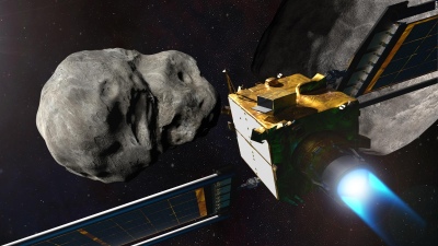Histórico: la NASA chocó un asteroide y lo desvió de su curso