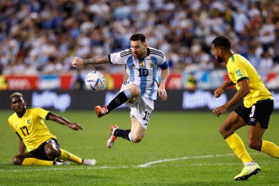 La Selección Argentina goleó 3-0 a Jamaica