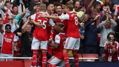 El Arsenal derrotó 3 a 1 al Tottenham de ”Cuti” Romero, en el clásico de Londres