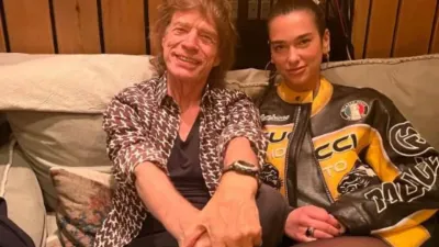 Dua Lipa subió una foto con Mick Jagger