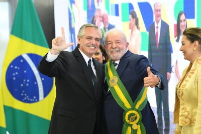 Alberto Fernández se reunió con Lula da Silva en Brasil