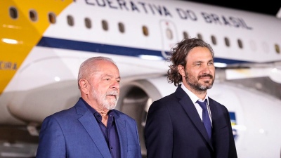 Lula da Silva ya está en la Argentina