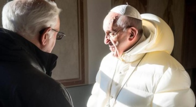 El Papa Francisco se hizo viral por un look particular