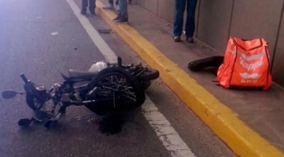 Condenaron al conductor que chocó a un motociclista hace dos días