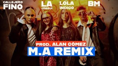 La Joaqui, Lola Índigo, Callejero Fino y Alan Gómez se unieron al remix de ‘M.A'
