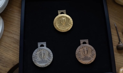 Las medallas del Mundial de Rugby están fabricadas con materiales reciclados