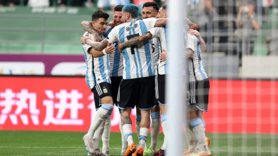 El golazo de Paredes que le da la victoria a Argentina vs Indonesia