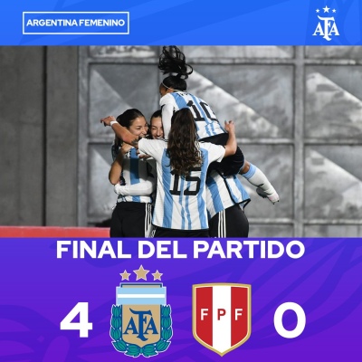 La Selección Argentina femenina venció a Perú antes de viajar al Mundial de Australia y Nueva Zelanda