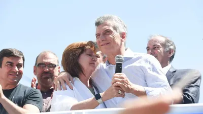 Los festejos de Patricia Bullrich y Mauricio Macri tras la victoria en Chaco