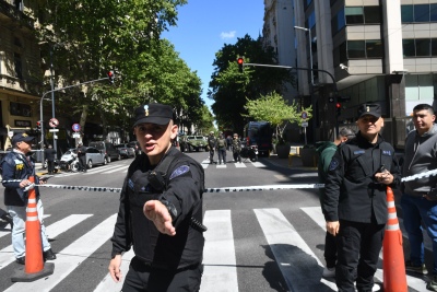 Evacuaron las embajadas de EE.UU e Israel en Buenos Aires por amenaza de bomba