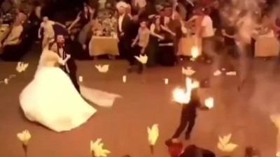 Irak: un drone filmó el incendio de una boda que dejó más de 100 muertos