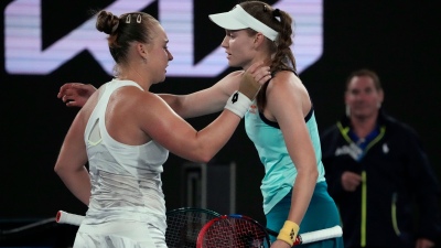 Australian Open: Blinkova le ganó a Rybakina el tie-break más largo de la historia del tenis femenino