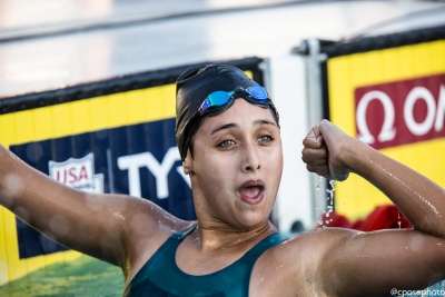 A sus 15 años, Agostina Hein logró el quinto puesto en el mundial de natación