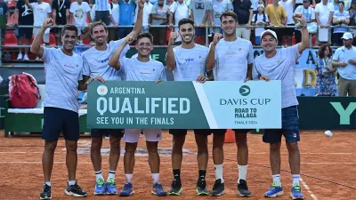 Copa Davis: Argentina le ganó a Kazajistán y pasó a las Finales