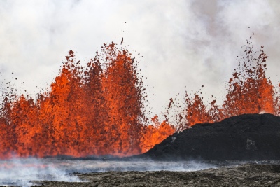 Lava y caos en Islandia: quinta erupción en seis meses