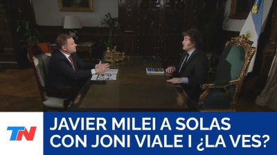 Javier Milei habló en exclusiva con Jonatan Viale