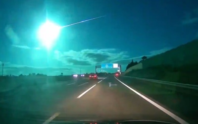 ¡Increíble! Un meteorito sorprendió a Portugal y España