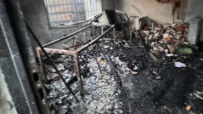 Incendio y robo en un hogar de niños en Pilar: 6 bebés y 12 chicos hospitalizados