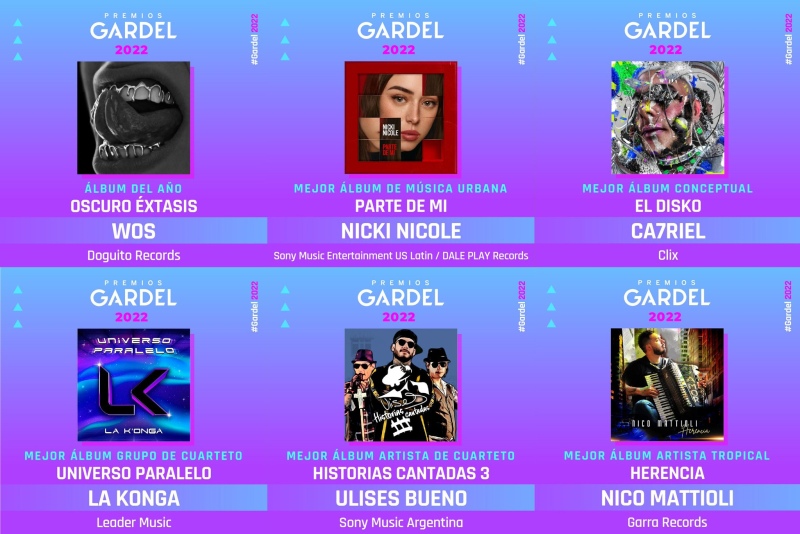 Resumen de los Premios Gardel 2022