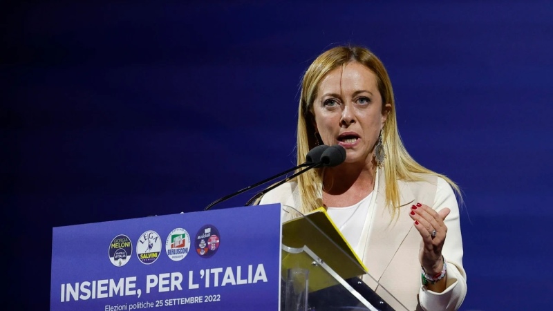 Giorgia Meloni fue electa para ser la nueva Primera Ministra de Italia