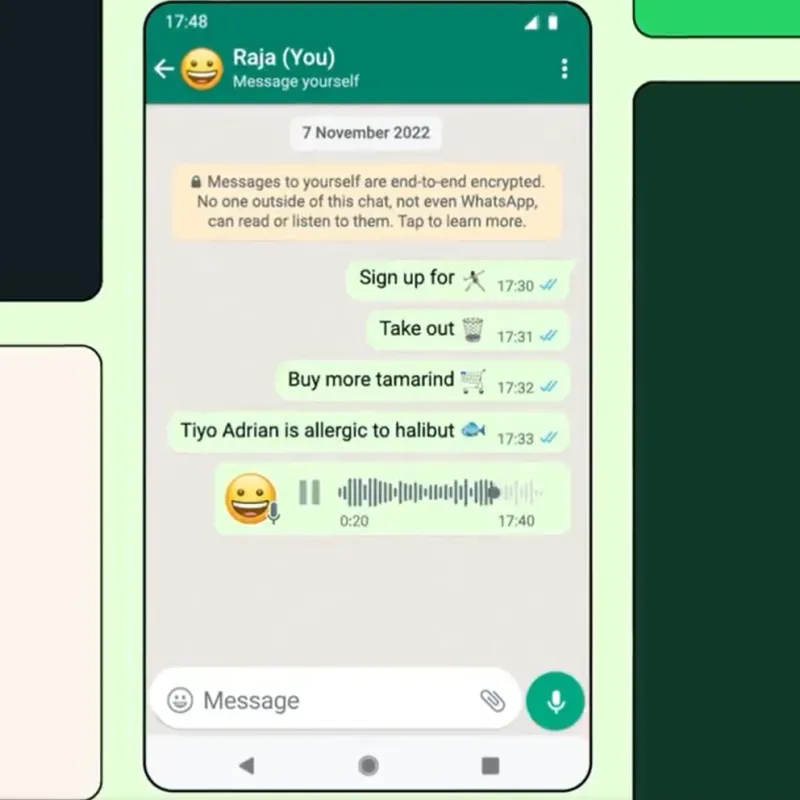 WhatsApp por fin tiene un chat para hablar consigo mismo