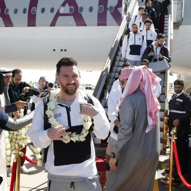 Messi llegó a Riad y recibió un tremendo regalo