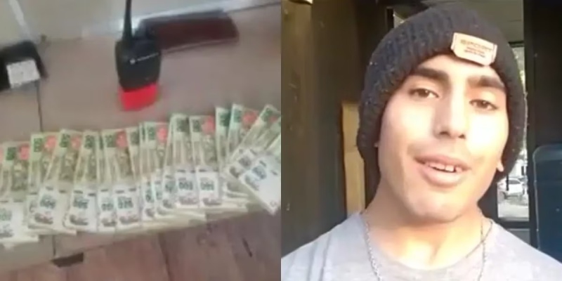 Encontró una billetera con $13.000 y la devolvió: "No cualquiera lo hace"