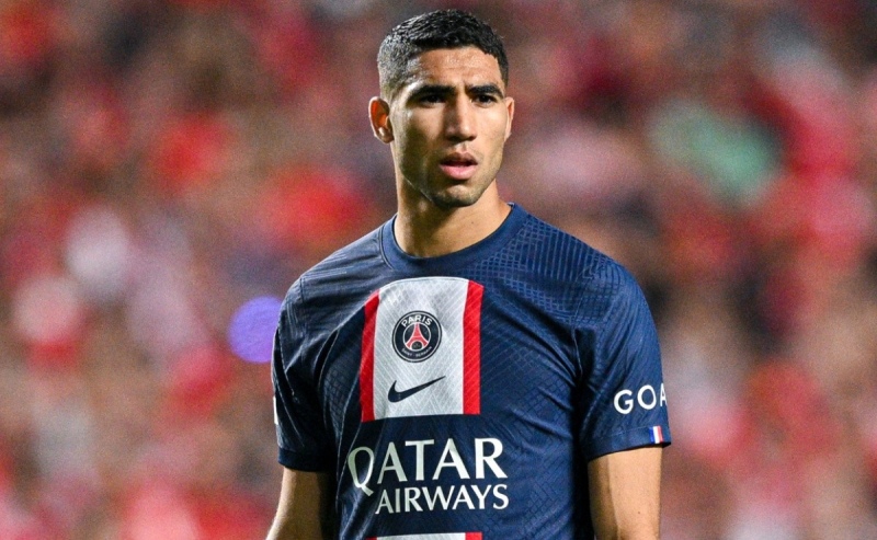 Hakimi fue convocado por el PSG a pesar de la denuncia por violación