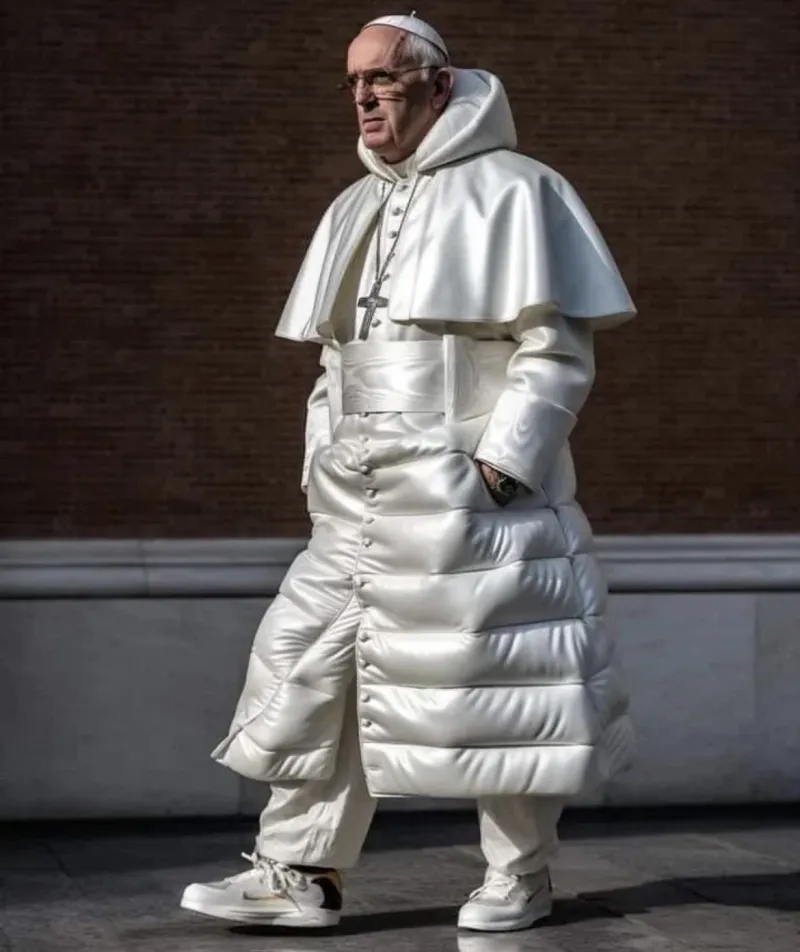 El Papa Francisco se hizo viral por un look particular