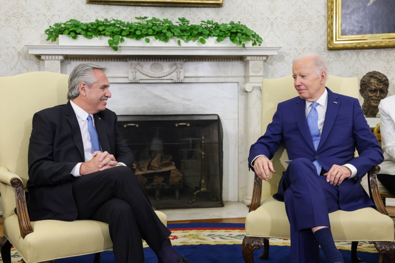 Alberto Fernández se reunió con Joe Biden en la Casa Blanca