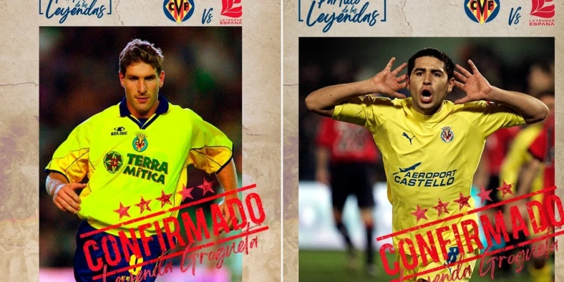 Martín Palermo se suma al “Partido de Leyendas” del Villarreal con Riquelme