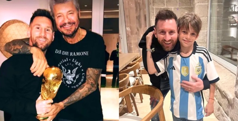 Messi cenó con Tinelli en Tigre