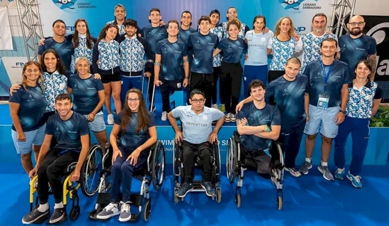 La delegación argentina de atletas rumbo a los Juegos Parapanamericanos Juveniles de Colombia