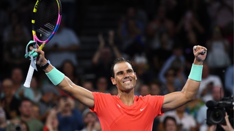 Nadal volvió con todo de su lesión y ya está cuartos de final de Brisbane: ”Me siento competitivo”