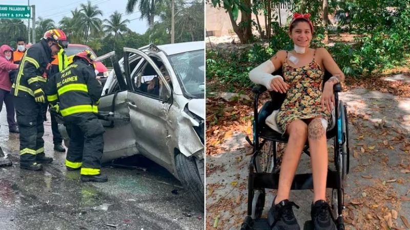 México: La argentina que sobrevivió al accidente en Playa del Carmen recibió el alta