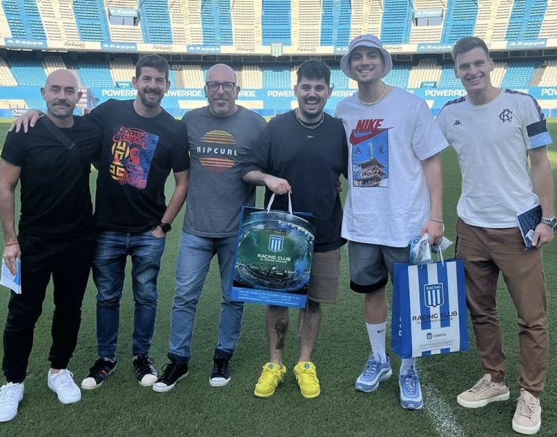 ¿“Parense de Manos” desde el estadio de Racing?