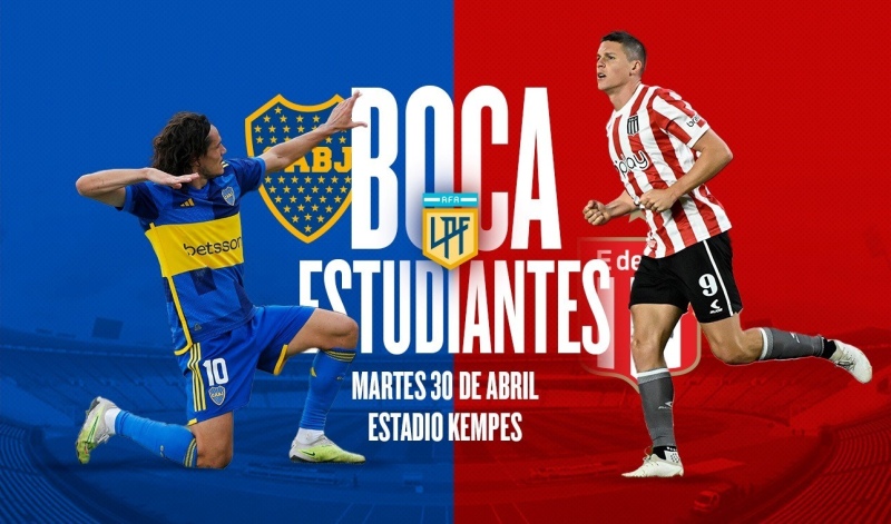 Boca vs. Estudiantes, por la semifinal de la Copa de la Liga: horario, por dónde ver y posibles formaciones