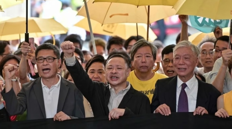 Condenados 14 activistas prodemocracia en Hong Kong