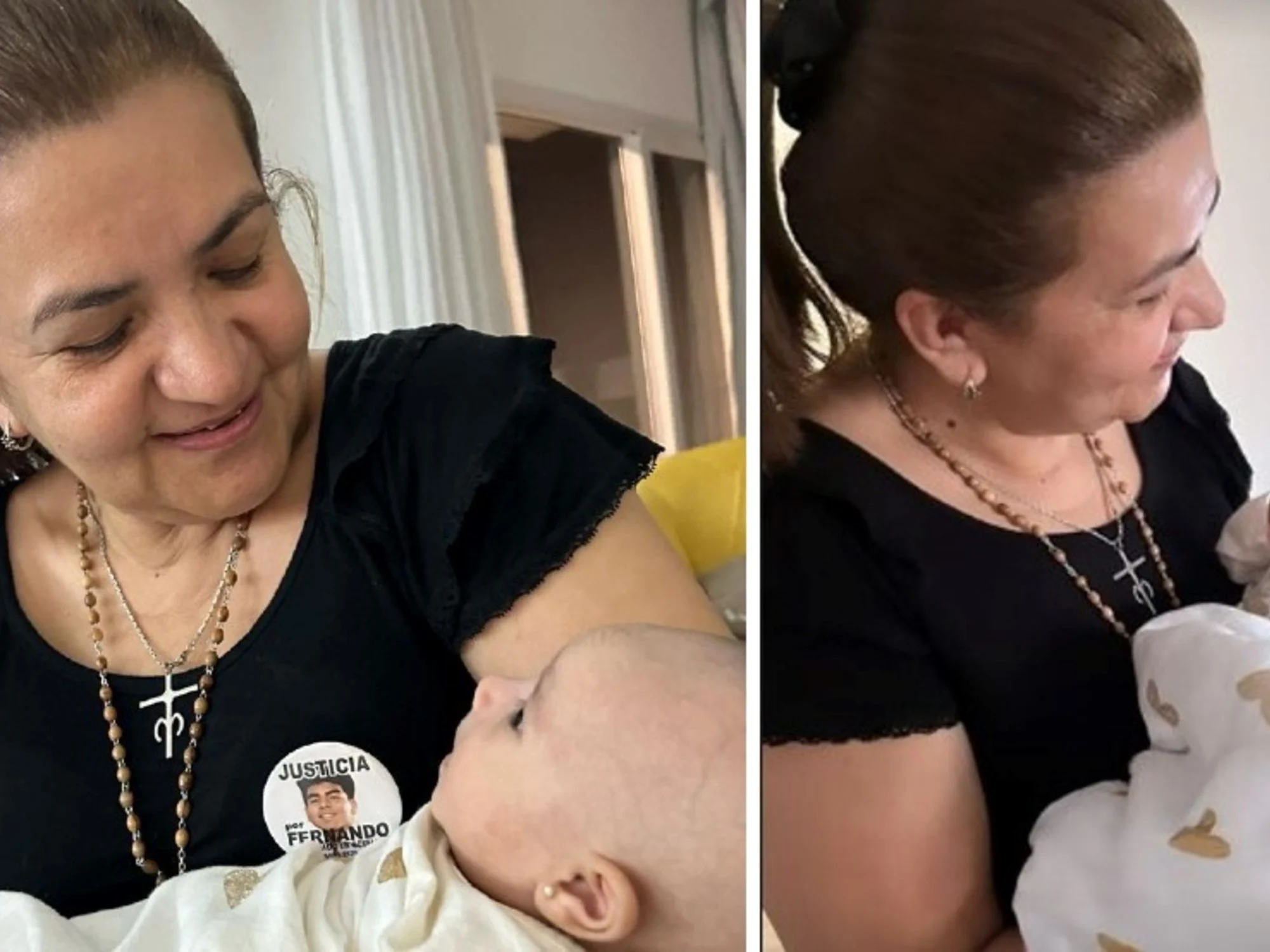 La mamá de Fernando Báez Sosa visitó a la hija de Fernando Burlando y Barby Franco