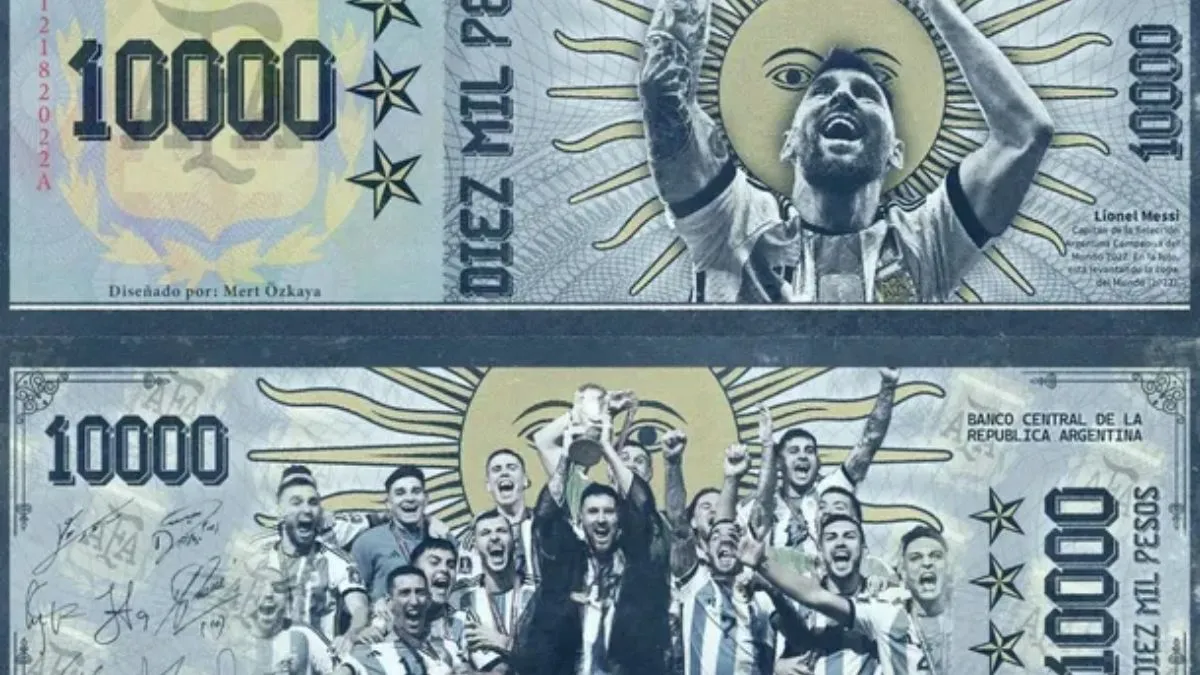 Proponen la creación de un billete con la cara de Messi